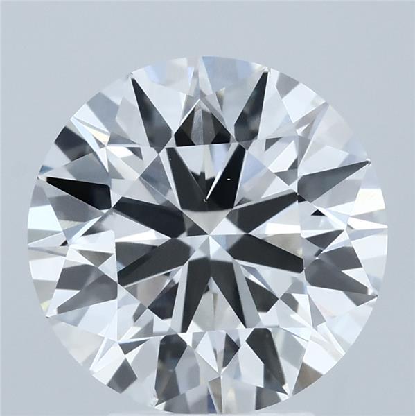 4ct Round F VS2 Lab Created Diamond