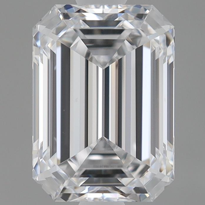 0.98ct Emerald D VVS2 Lab Created Diamond