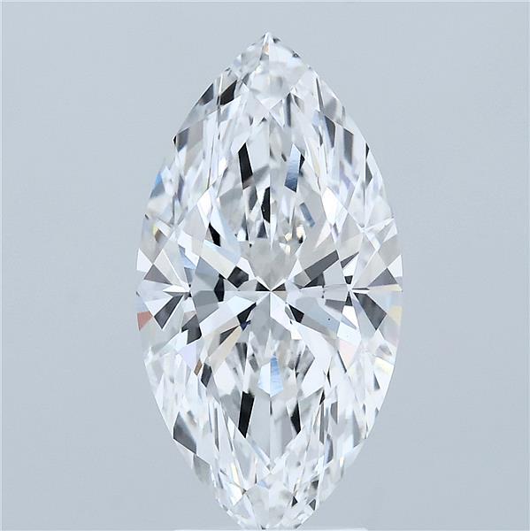 3.56ct Marquise D VVS1 Lab Created Diamond