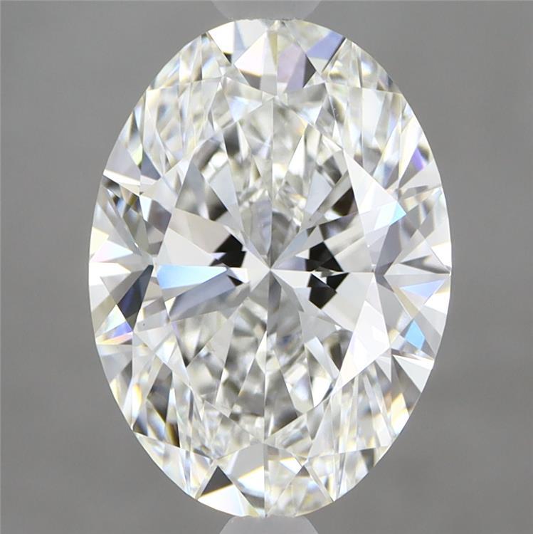 3ct Oval E VVS2 Lab Created Diamond