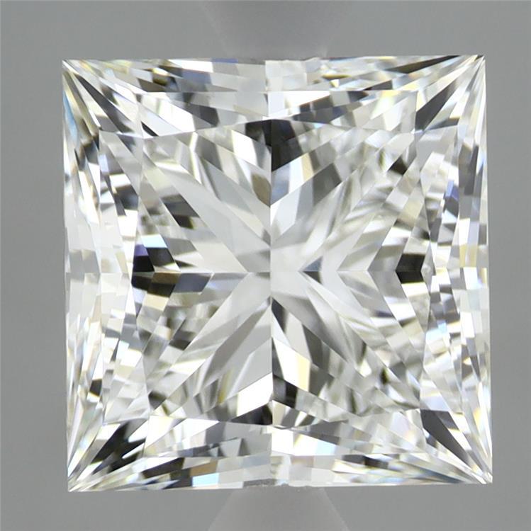 3.74ct Princess E IF Lab Created Diamond