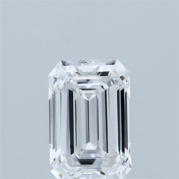 0.54ct Emerald D VVS2 Lab Created Diamond