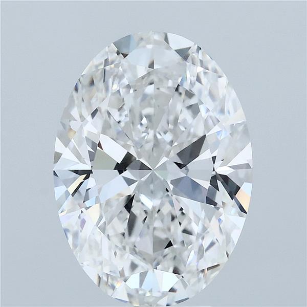4.02ct Oval E VVS2 Lab Created Diamond