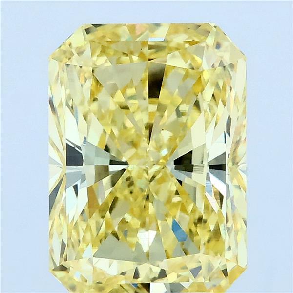 3.08ct Radiant FANCY INTENSE YELLOW VS1 Lab Created Diamond