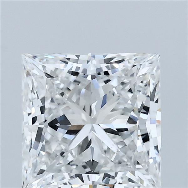 2.05ct Princess E VVS2 Lab Created Diamond