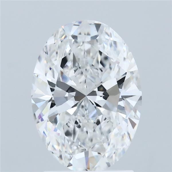 2.05ct Oval E VVS2 Lab Created Diamond