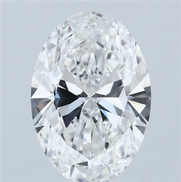3ct Oval E VVS1 Lab Created Diamond