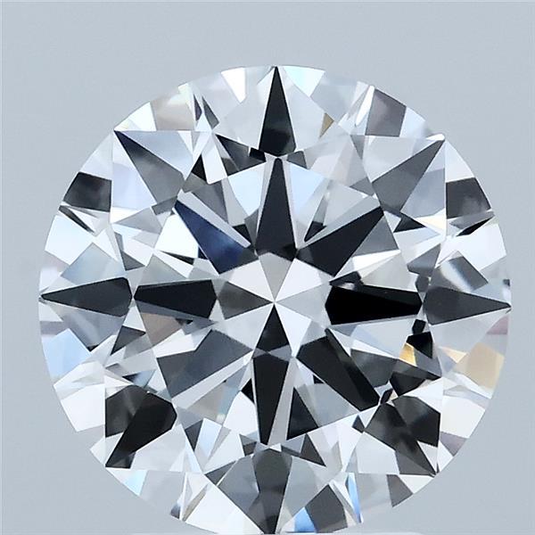 3ct Round E VVS2 Lab Created Diamond
