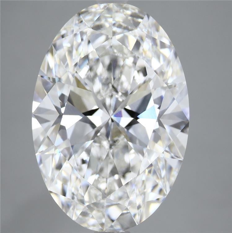 6.58ct Oval E VVS2 Lab Created Diamond