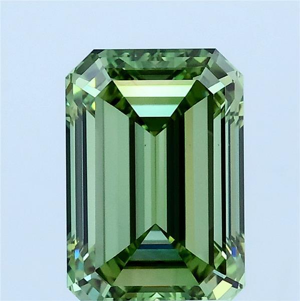 2ct Emerald FANCY VIVID GREEN VS1 Lab Created Diamond