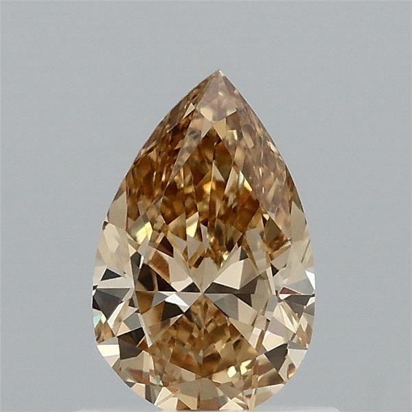 0.7ct Pear FANCY INTENSE YELLOW VVS2 Lab Created Diamond