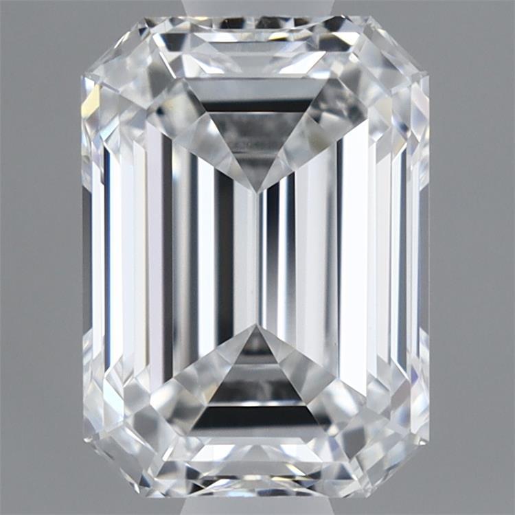 0.98ct Emerald D VS1 Lab Created Diamond