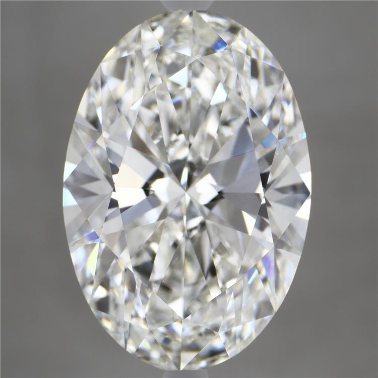 9.08ct Oval F VVS2 Lab Created Diamond