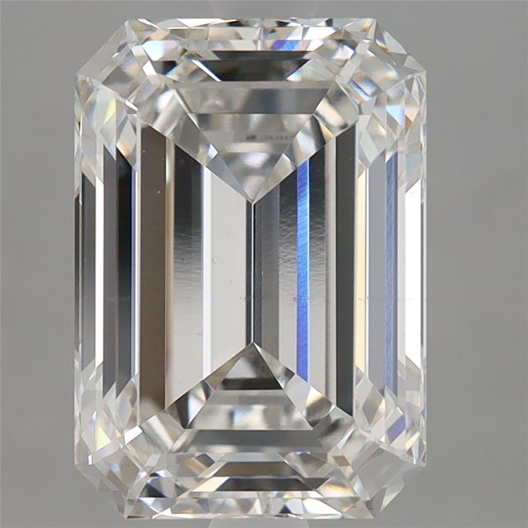 3.6ct Emerald F VS1 Lab Created Diamond