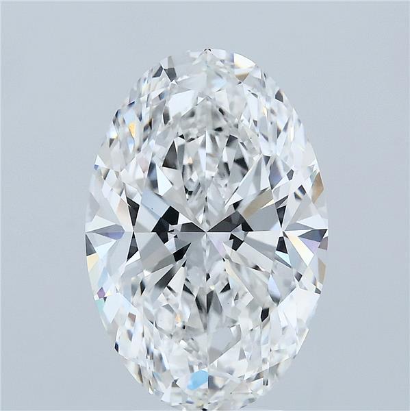 4.53ct Oval F VS1 Lab Created Diamond