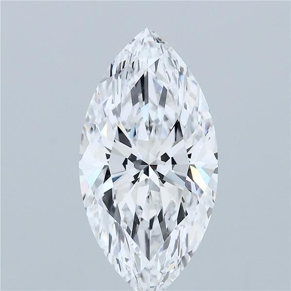 2.06ct Marquise D VVS2 Lab Created Diamond