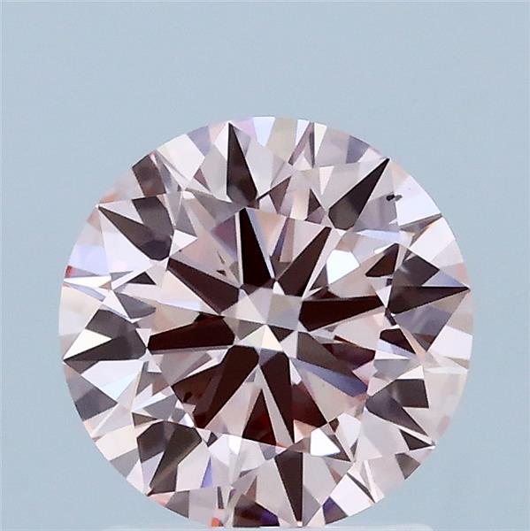 1.51ct Round FANCY INTENSE PINK VS2 Lab Created Diamond