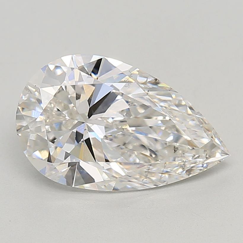 2.51ct Pear F VS2 Lab Created Diamond