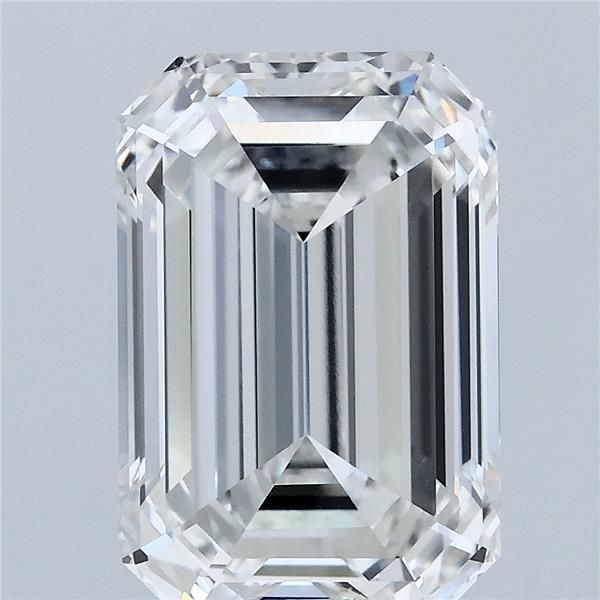5.05ct Emerald F VVS2 Lab Created Diamond