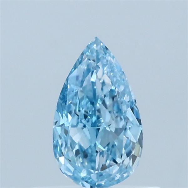 0.51ct Pear FANCY VIVID BLUE VVS2 Lab Created Diamond