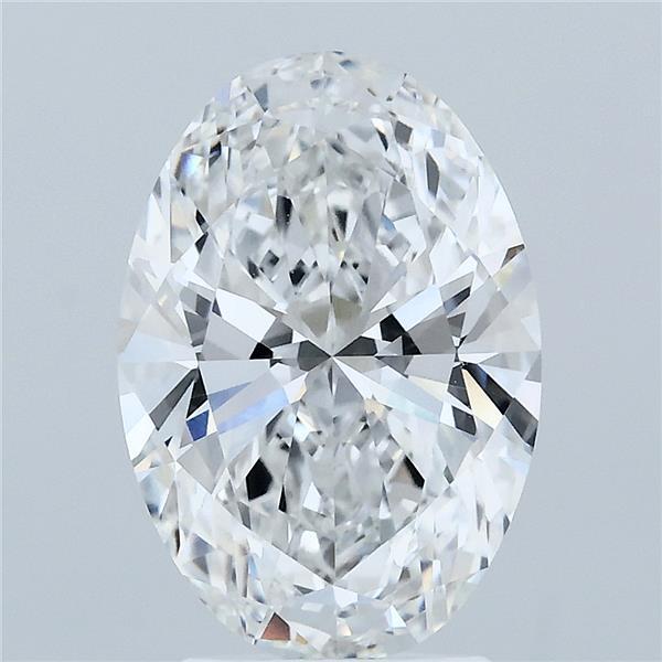 3.02ct Oval E VVS2 Lab Created Diamond