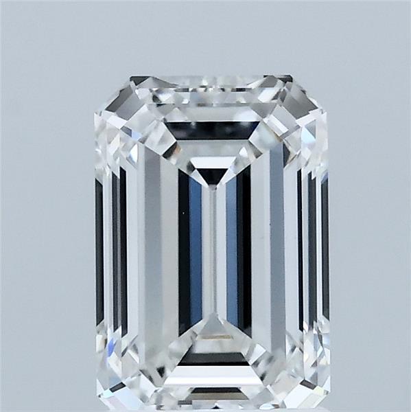 1.57ct Emerald E VVS2 Lab Created Diamond