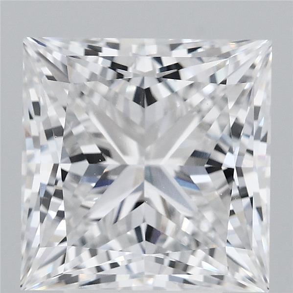5.26ct Princess D VVS2 Lab Created Diamond