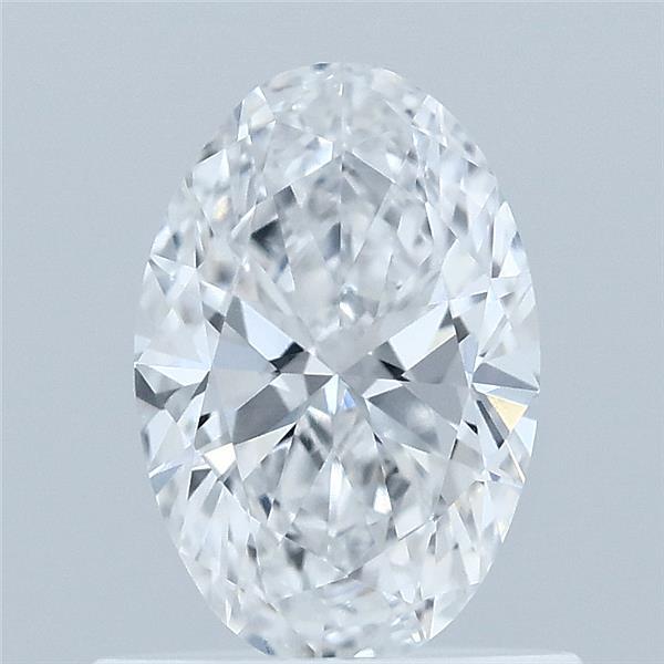 0.67ct Oval D VVS2 Lab Created Diamond
