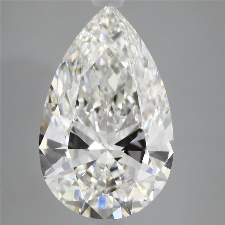 4.64ct Pear F VS1 Lab Created Diamond