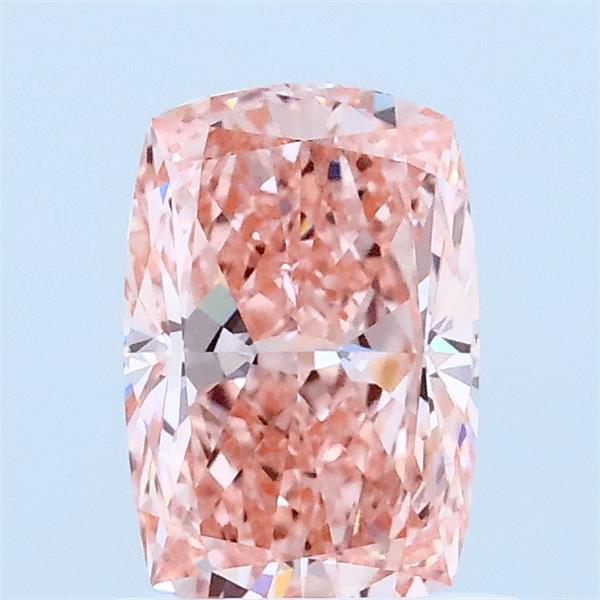 1.03ct Cushion FANCY VIVID PINK VS1 Lab Created Diamond