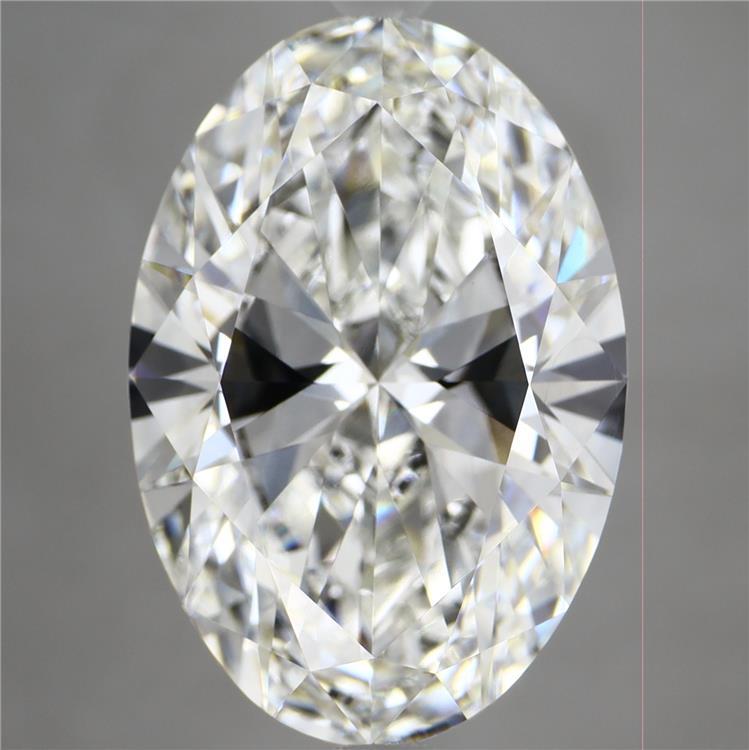 8.9ct Oval F VVS2 Lab Created Diamond