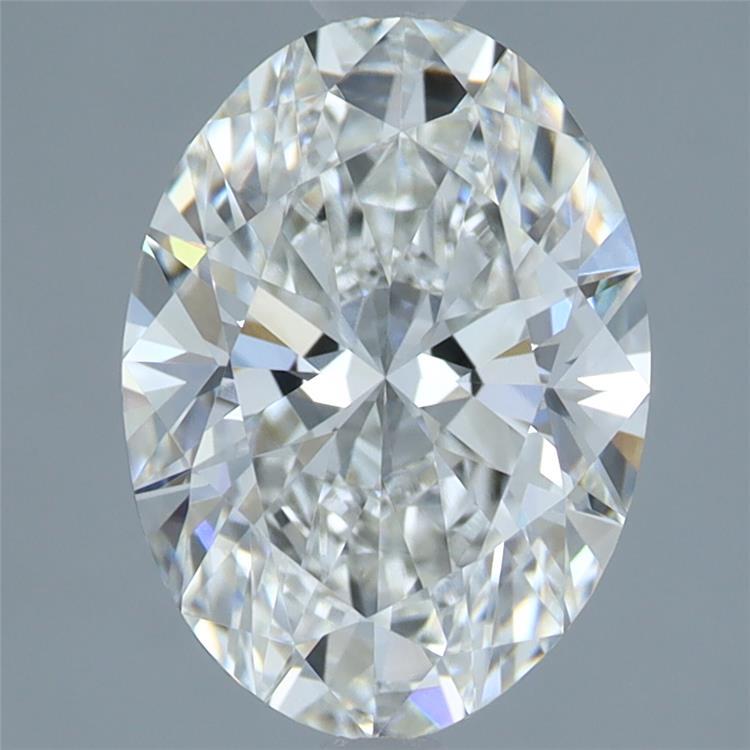 2.31ct Oval F VVS2 Lab Created Diamond