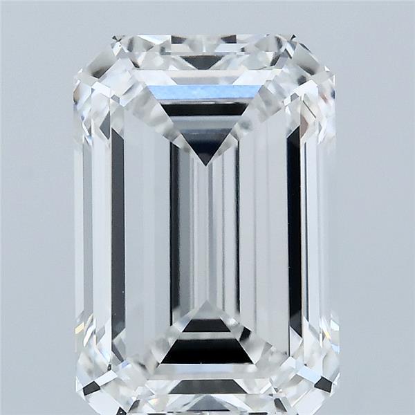 4.01ct Emerald E VVS1 Lab Created Diamond