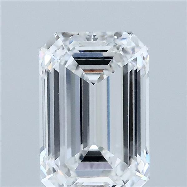 1.55ct Emerald E IF Lab Created Diamond