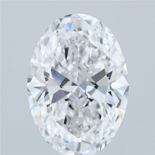 3.01ct Oval E VVS2 Lab Created Diamond