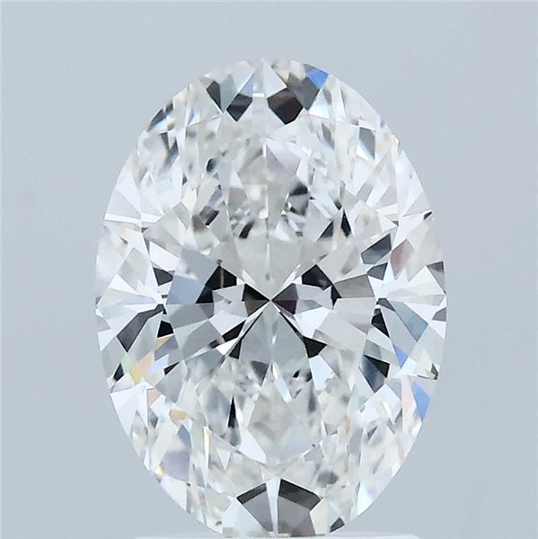 2.05ct Oval F VVS2 Lab Created Diamond