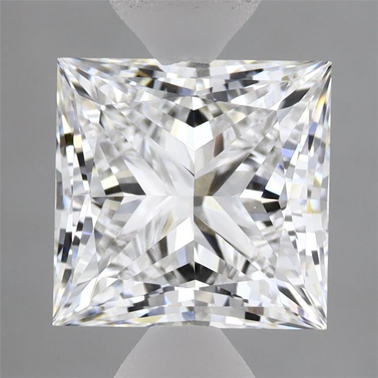 2.59ct Princess D VVS2 Lab Created Diamond