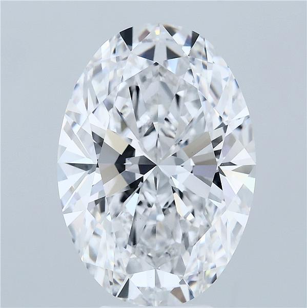 6.26ct Oval D VVS2 Lab Created Diamond