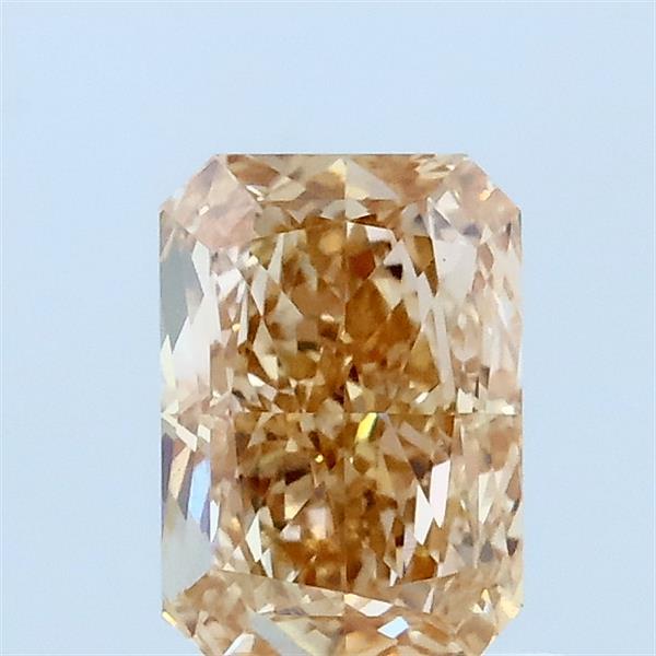 1.01ct Radiant FANCY BROWN YELLOW VVS2 Lab Created Diamond