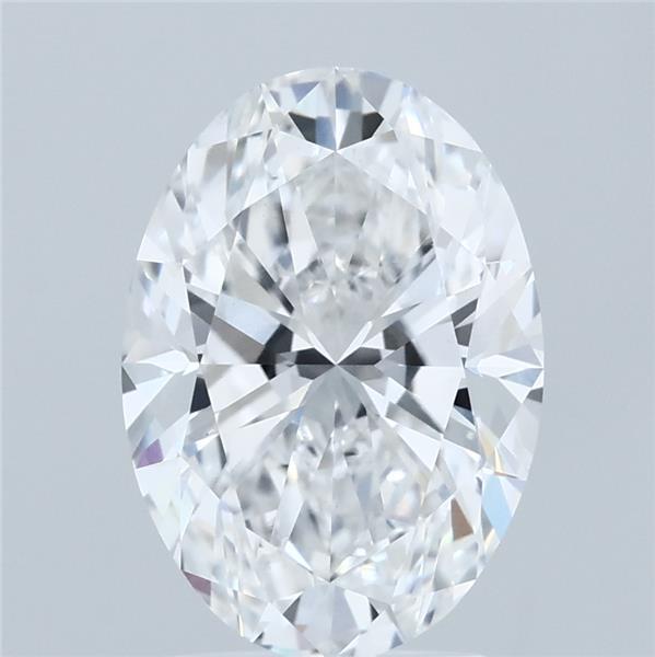 2.88ct Oval D VVS2 Lab Created Diamond