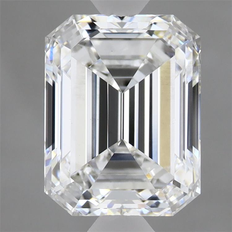 2.53ct Emerald E VS1 Lab Created Diamond