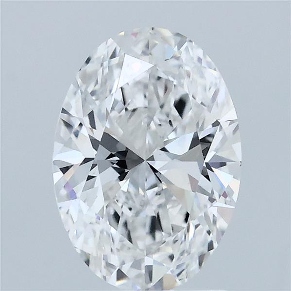 1.5ct Oval D VVS2 Lab Created Diamond