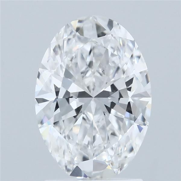 1.91ct Oval D VVS2 Lab Created Diamond