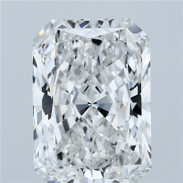 6.1ct Radiant F VS1 Lab Created Diamond
