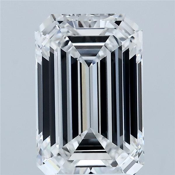 2.89ct Emerald F VVS2 Lab Created Diamond