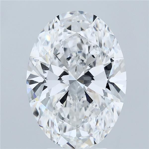5.04ct Oval D VVS2 Lab Created Diamond