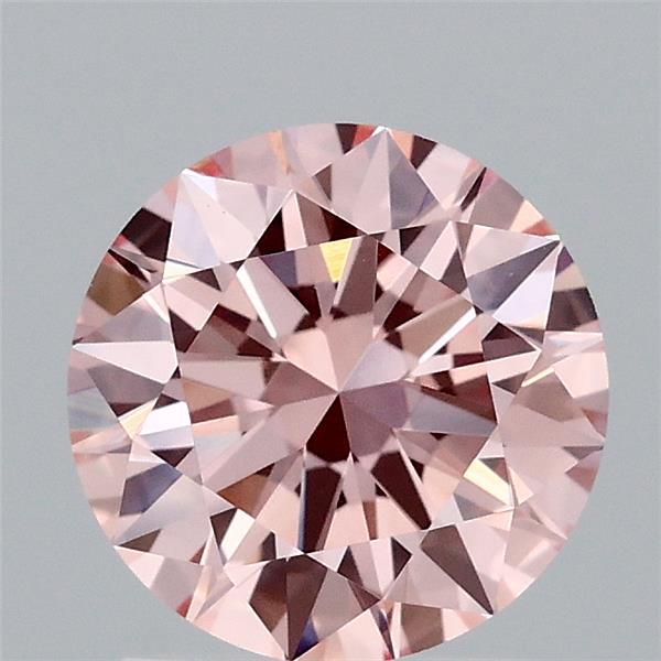 1.59ct Round FANCY INTENSE PINK VS1 Lab Created Diamond
