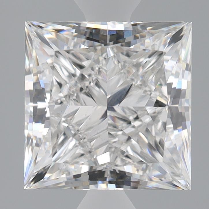 2.9ct Princess E VS2 Lab Created Diamond