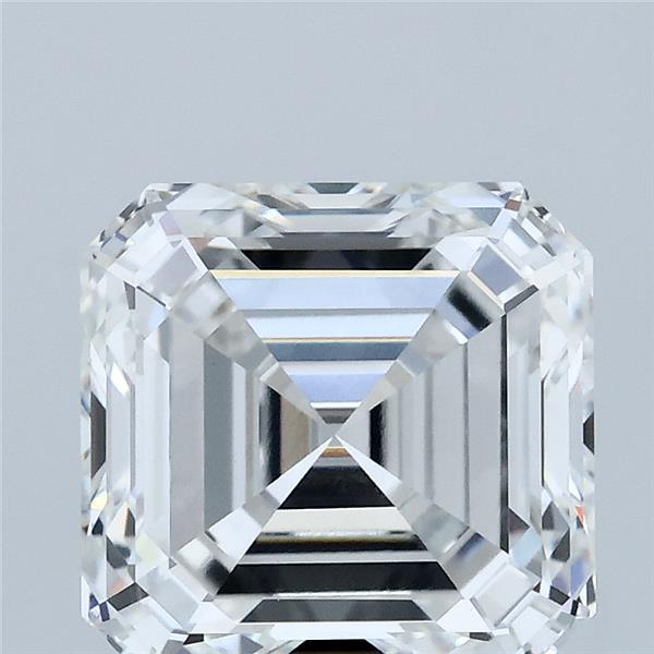 4ct Asscher F VVS2 Lab Created Diamond