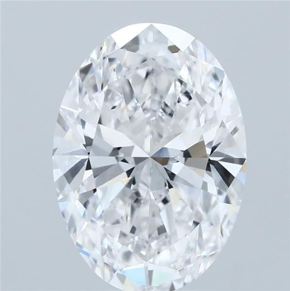 3.01ct Oval D VS2 Lab Created Diamond